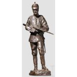 Fred Voelckerling (1872 - 1945) - Soldat im Kgl. Sächs. 12. Infanterie-Regiment Nr.177 Bronze,