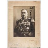 Signiertes Portraitfoto von Admiral Sadazo aus dem 2. Weltkrieg Schwarzweißfoto, in schwarzer Tusche