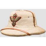 Tropenhelm für Generale des Heeres, um 1910 Casco Tropicale da Generale dell'Esercito In