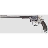 Revolver Mod. 1882, Commercial Kal. 7,5 mm, Nr. P 5963. Lauf Nr. 5979, blank, von oktagonal in