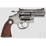 Colt Diamondback Kal. .38 Spl., Nr. D2081. Blanker, ventilierter Lauf, Länge 2-1/2".