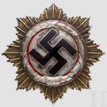 Deutsches Kreuz in Silber Schwere Ausführung mit sechs Nieten, die Innenseite der langen Nadel
