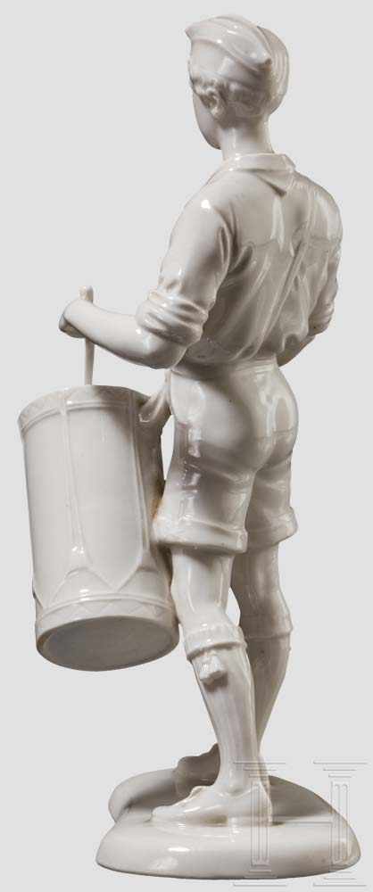 Hitlerjunge Entwurf Richard Förster, Modellnummer "31". Weißes, glasiertes Porzellan. Im Boden die - Image 4 of 5