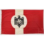 Flagge des NS-Reichsbundes für Leibesübungen (NSRL) Rotes Fahnenleinen mit beidseitig eingenähtem,