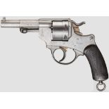 Ordonnanzrevolver Mod. 1873 Kal. 11 mm, Nr. F 17756. Nummerngleich bis auf eine Schraube. Blanker