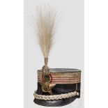 Kepi für Oberst der Infanterie als stellv. Kommandeur, 1878 - 1900 Chepì da Colonnello di Fanteria