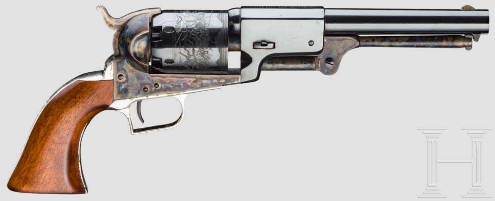 Colt Whitneyville Hartford Model Dragoon, postwar, im Karton Kal. .44 Perk., Nr. 1137A. - Image 2 of 2