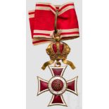 Leopold-Orden - Rothe-Kopie des Kommandeurskreuzes Vergoldetes, mehrfarbig emailliertes Halskreuz,