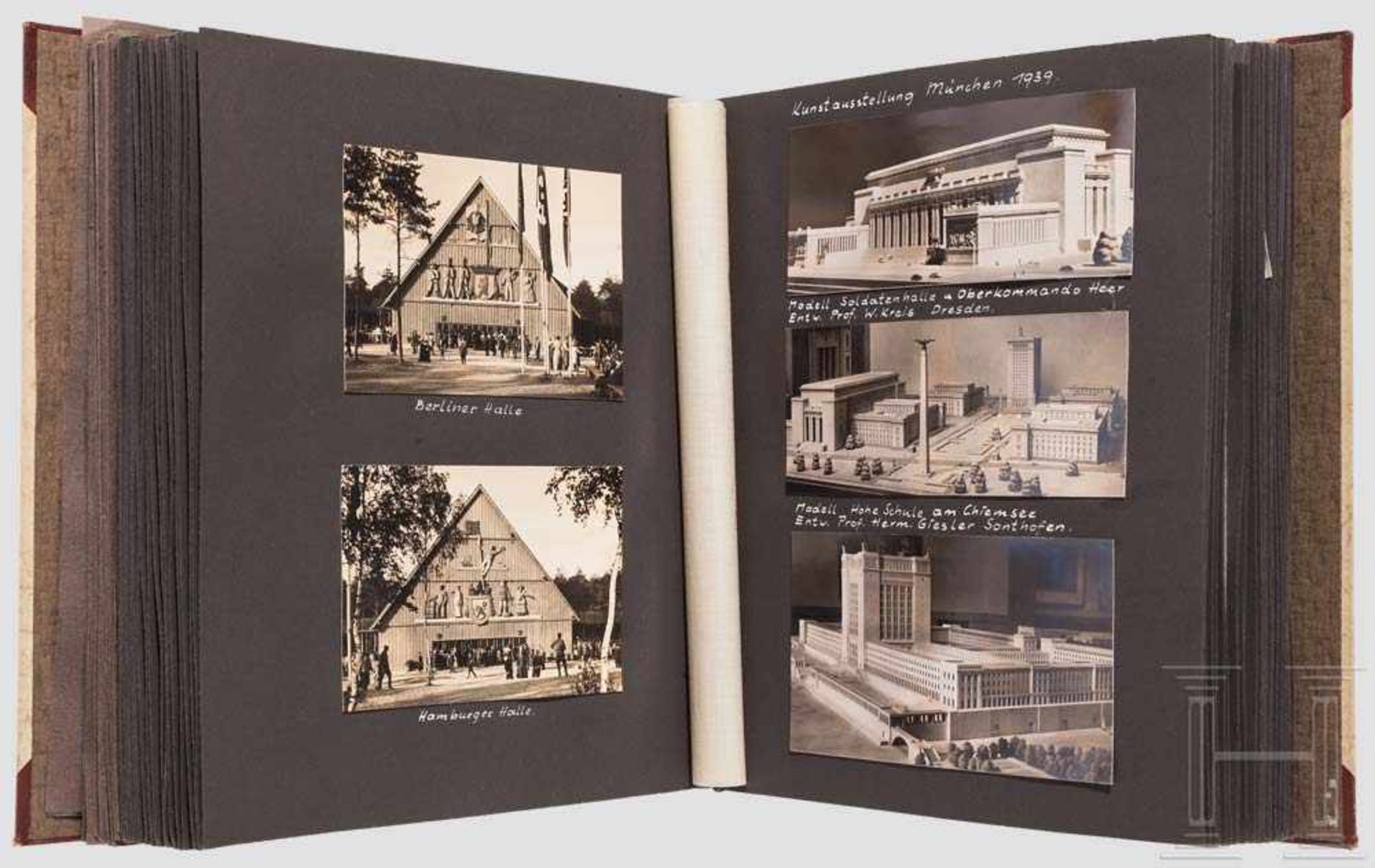 Fotoalbum des Architekten Adolf Emilius, Nürnberg 30er, 40er und 50er Jahre, Architekturaufnahmen