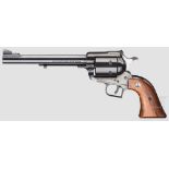 Ruger Super Blackhawk Kal. .44 Mag., Nr. 80-18155. Blanker Lauf, Länge 7-1/2". Sechsschüssig. Dt.