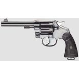 Colt New Service Kal. .455 Eley, Nr. 112140, nummerngleich. Blanker Lauf, Länge 5-1/2". Auf dem Lauf