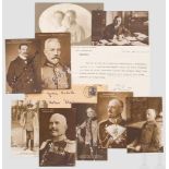 Foto-Ansichtskarten mit Autografen von Generalen und Offizieren des dt. Kaiserreiches 87