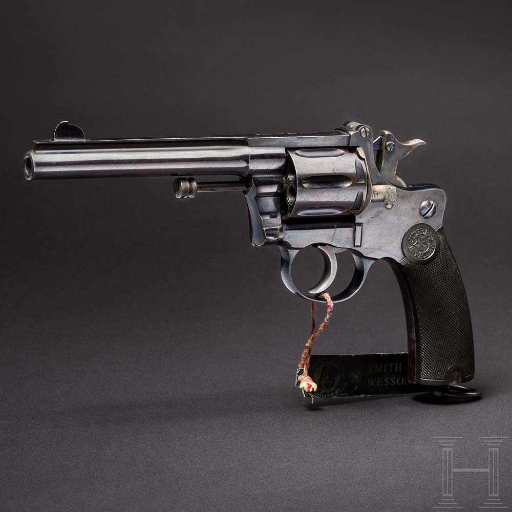 Revolver Mod. 1897, Pieper, Versuch, ex Smith & Wesson Museum Kal. 8 mm Pieper, Nr. 5156.