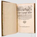 Sigmundt Feyerabend, "Thurnier-Buch", Frankfurt/M., 1578 236 römisch paginierte Doppelseiten,