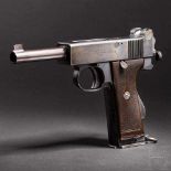 Webley & Scott Mark I Royal Horse Artillery Model 1912, mit Anschlagschaft Kal. .455, Nr. 2545. Lauf