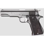 Star Mod. B, Polizei Nds. Kal. 9 mm Luger, Nr. 395358. Nummerngleich. Blanker Lauf, gemarkt "Cal.