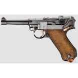 Pistole 08, DWM 1918 Kal. 9 mm Luger, Nr. 2150a. Nummerngleich inkl. Schlagbolzen und