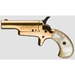 Colt Lady Model Deringer Kal. .22 short, Nr. 77. Blanker Lauf, Länge 2-1/2". Beschuss 1977.