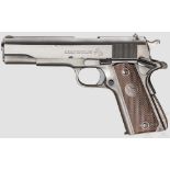 Colt Super .38 Automatic Model Kal. .38 Super, Nr. 198148. Blanker Lauf, Länge 5". Neunschüssig. Dt.