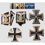 General der Infanterie - Feldschnalle und Auszeichnungen Eisernes Kreuz 1914/1939 Feldschnalle mit