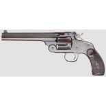 Smith & Wesson New Model No. 3, Target sights Kal. .44 S&W Russian, Nr. 25846. Nummerngleich. Lauf