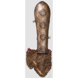 Geschnittene Armschiene (Bazu Band), Persien, 1. Hälfte 19. Jhdt. Kräftig gewölbte Schiene aus