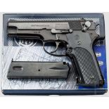 Smith & Wesson Mod. 59, "14 Shot Autoloading Pistol", im Karton Kal. 9 mm Luger, Nr. A260740.