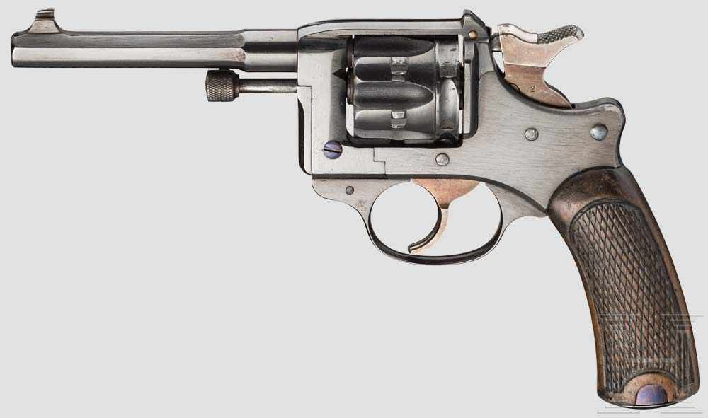 Revolver Lebel 1892 (du commerce) 1915 Kal. 8mm Lebel, Nr. 26812. Blanker Lauf, Länge 116 mm,