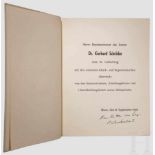 Innenminister Gerhard Schröder - Geschenk-Fotoalbum, Bonn 1960 Fotoalbum "Die preußischen Minister