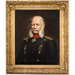 Kaiser Wilhelm I. - Portraitgemälde, datiert 1883 Öl auf Leinwand, links unten signiert und