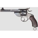 Marinerevolver Mod. 1891 Kal. 9 mm CF, Nr. 712. Nummerngleich. Blanker, von oktagonal in rund