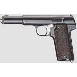 Astra Mod. 600/43, Bundesgrenzschutz Kal. 9 mm Luger, Nr. 29371. Nummerngleich. Blanker Lauf,