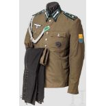 Uniform für einem Oberstleutnant der Ukrainischen Befreiungsarmee Olivbraune Feldbluse im russischen