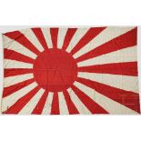 Flaggenset eines japanischen Vizeadmirals im 2. Weltkrieg Große Kriegsflagge aus Leinentuch mit