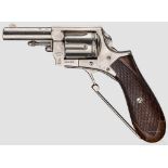 Handschuhwaffe Webley No. 5 .360 Express Revolver, vernickelt Kal. .360 CF, Nr. 100330.