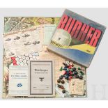 Mitteilungen über SS-Gerichtsbarkeit, Panzer-Erkennungstafel, Brettspiel "Bunker" Broschüre "