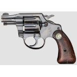 Colt Bankers Special, Polizei Kal. .38, Nr. 371467. Blanker Lauf, Länge 2". Sechsschüssig. Dt.