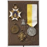 Papst Paul VI. - silberne Benemerenti-Medaille für Verdienste um das heilige Jahr 1975, im Etui