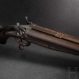 Hahn-Doppelbüchse R.B. Rodda & Co., ca. 1885 Kaliber 4 / 3,5" (Four Bore), Nr. 25617. Blanke