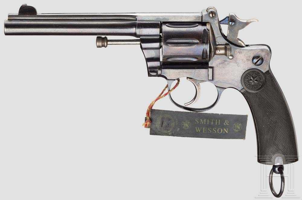 Revolver Mod. 1897, Pieper, Versuch, ex Smith & Wesson Museum Kal. 8 mm Pieper, Nr. 5156. - Image 2 of 5