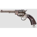 Revolver Lefaucheux Mod. 1864-98, für Kavallerie und Artillerie Kal. 12 mm SF, Nr. 81324.