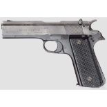 Smith & Wesson Mod. 1965 Kal. .22 l.r., Nr. 01599 mit Elektroschreiber. Blanker Lauf, Länge 112