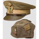 Schirmmütze für einen Hauptmann der Kavallerie der Kolonialtruppen, ab 1933 Berretto e Bustina