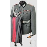 Uniformensemble für Hauptmänner im Generalstab der Gebirgstruppen Maßgeschneiderte Feldbluse aus