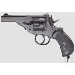 Webley Mark I Service Revolver, Marine Kal. 455, Nr. 4886. Nummerngleich. Blanker Kipplauf, Länge