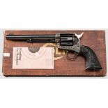 Colt Single Action Army 1873, im Karton, postwar Kal. .44 Spl., Nr. SA01152. Blanker Lauf, Länge 7-