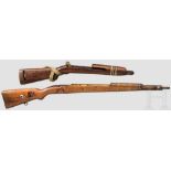 Schaft M1 Carbine und Schaft Karabiner 98k Schaft K98k Nussbaum, Vollholz, Vorkriegsfertigung,