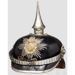 Helm für Mannschaften des Königlich Sächsischen 1. Leib-Grenadier-Regiments Nr. 100, ab 1897