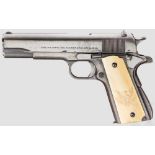 Colt Super .38 Automatic Model Kal. .38 ACP, Nr. 70894. Blanker Lauf, Länge 5". Neunschüssig.