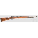 Wehrsportgewehr Mod. 1950 Kal. .22 l.r., Nr. 1797. Nummerngleich. Blanker Lauf mit Haarzügen Länge